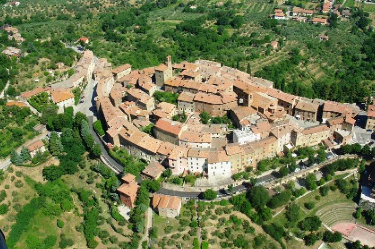 Panicale from the sky